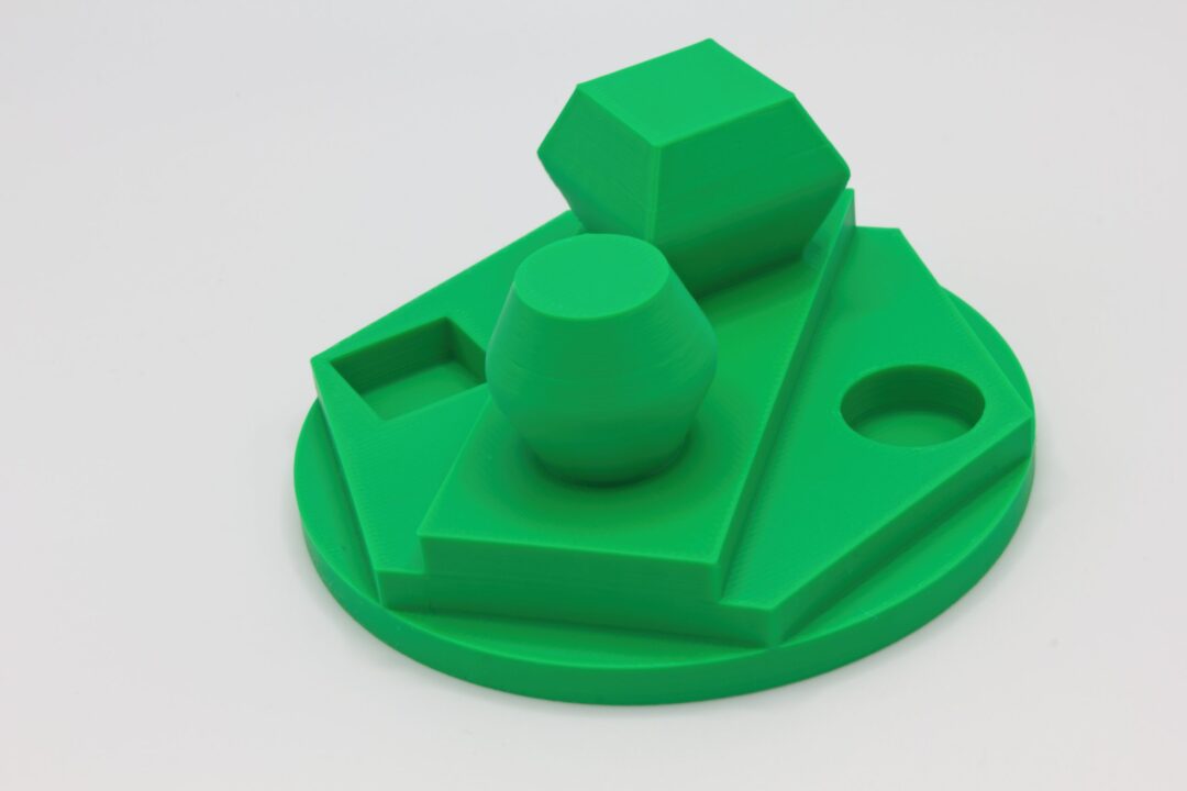 3D-Druck PETG grün – Beispielbauteil