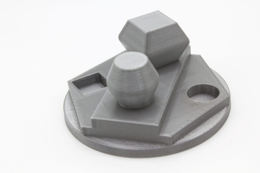 3D-Druck PETG silber– Beispielbauteil